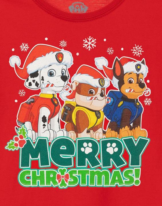 Immagine prodotto Paw Patrol Merry Christmas Maglietta Ragazzi (128)