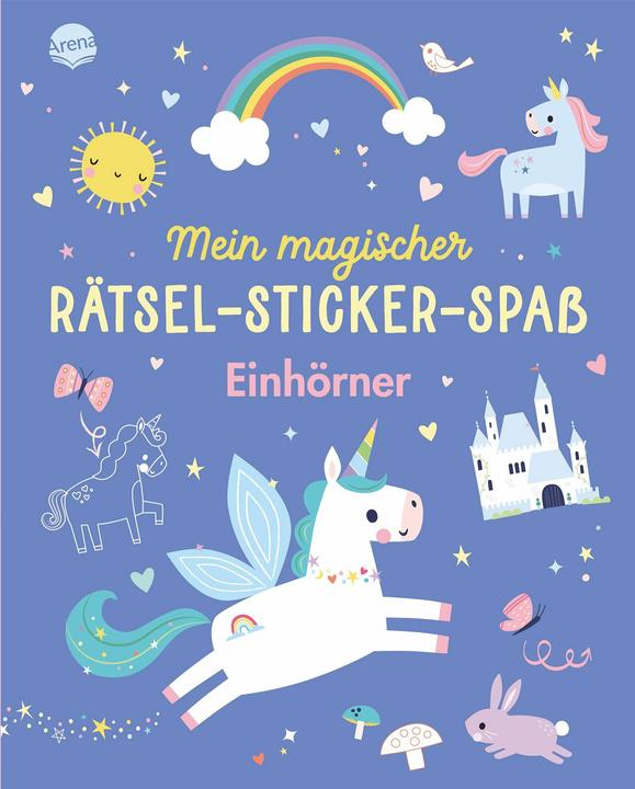 Produktbild Arena Mein magischer Rätsel-Sticker-Spass – Einhörner