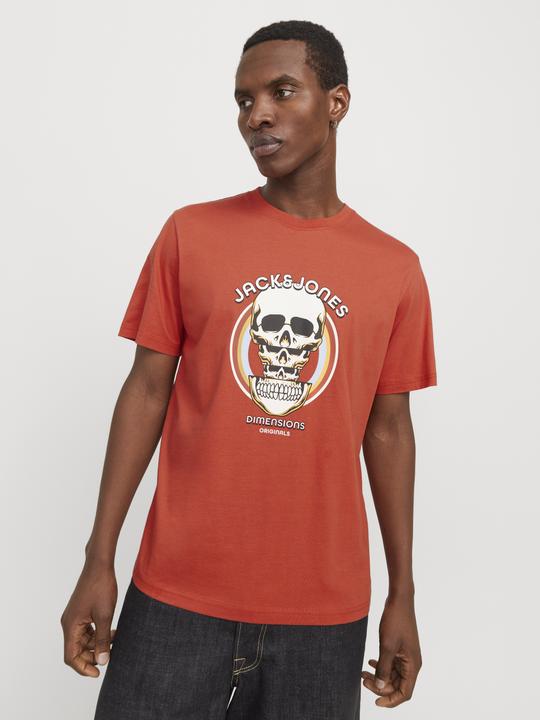 Image du produit Jack & Jones Joranatomy Skull Tee Ss Crew Neck Ln (S)