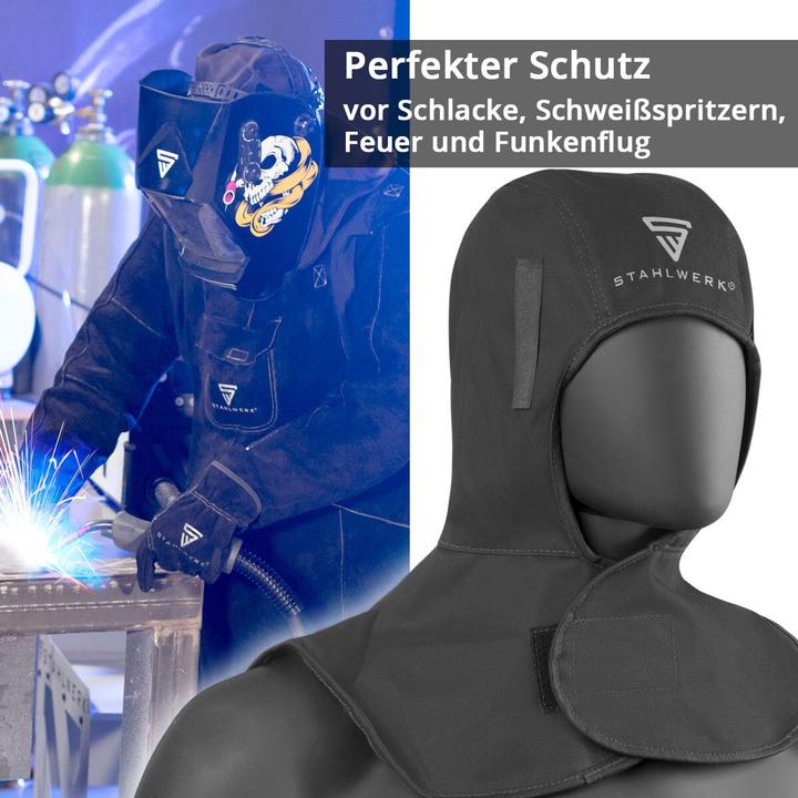 Produktbild Stahlwerk Schweisshaube flammhemmende Schweisserschutzkleidung zum Schweissen