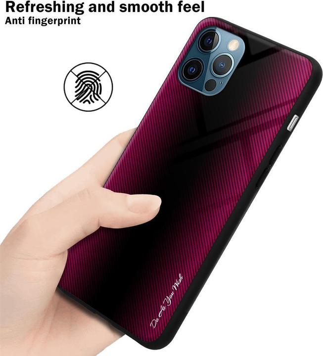 Image du produit Cadorabo TPU Étui en verre rayé (Apple iPhone 13 Pro Max)