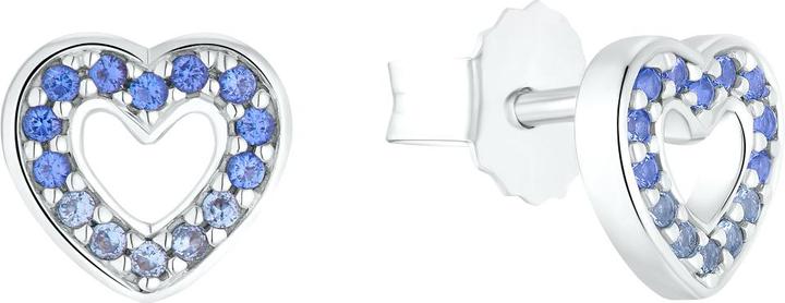 Immagine prodotto Prinzessin Lillifee Gioielli per orecchie da bambina, argento 925, zirconi (sintetici), cuore (Argento 925)