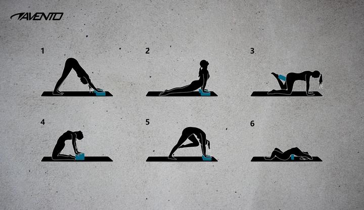 Produktbild Avento Yoga blocks 42YA 2pcs Gray