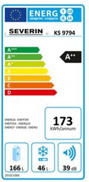 Energie-Label Severin Ks 9794 (209 l)