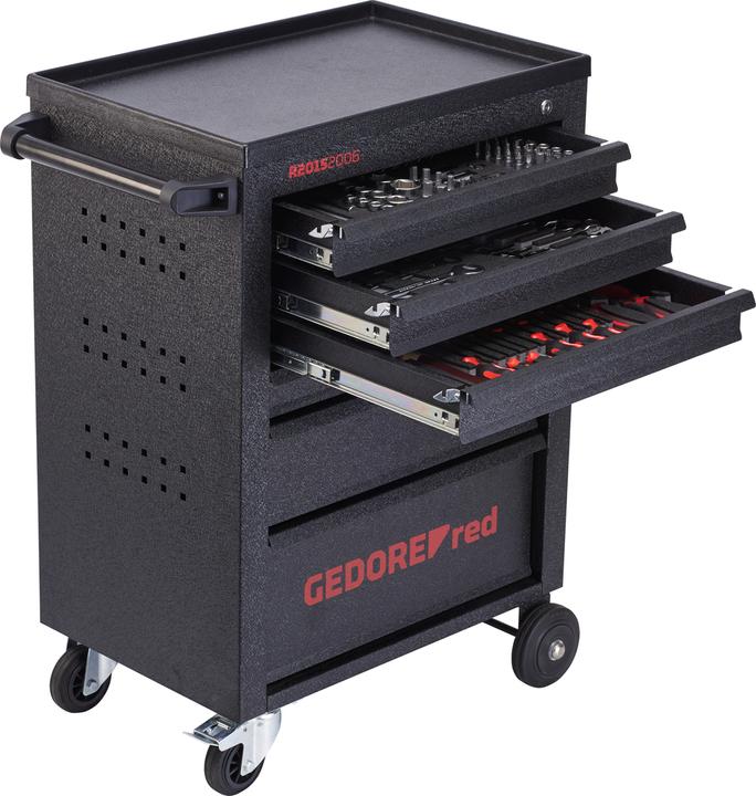 Produktbild Gedore Red red R20152006 Werkstattwagen Black MECHANIC 6 Schubladen (1 x)