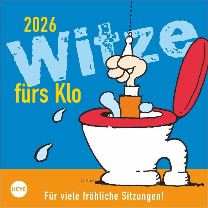 Produktbild Witze fürs Klo Kalender 2026 (Harter Einband, Deutsch)