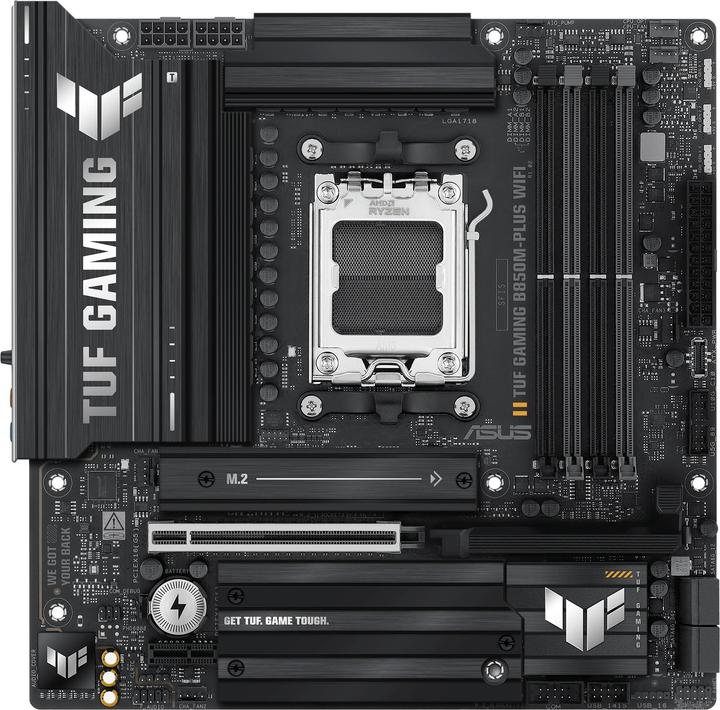 Image du produit ASUS TUF Gaming B850M-Plus Wifi (AM5, AMD B850, mATX)