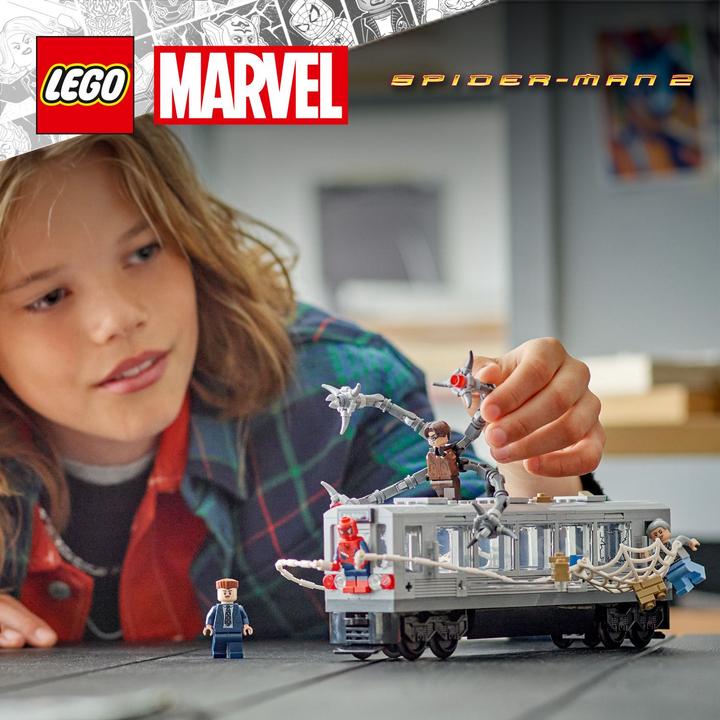 Immagine prodotto LEGO Spider-Man vs. Doc Ock: Showdown in der U-Bahn (76321, LEGO Marvel)