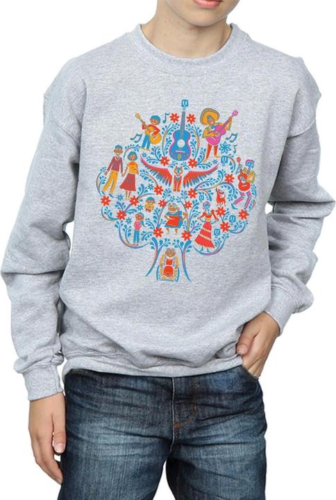 Actual product image Disney Boys Coco Tree Pattern Sweatshirt (128)