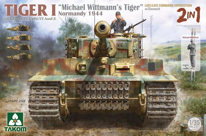 Produktbild Takom TIGER I Sd.Kfz.181 Pz.Kpfw.VI Ausf.E “Michael Wittmann's Tiger" Normandy 1944,LATE COMMAND-PROD. w/