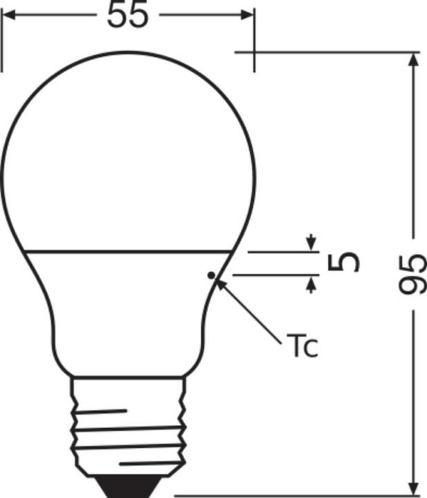 Immagine prodotto Ledvance Lampada a LED (E27, 4.90 W, 470 lm, 1 x, F)