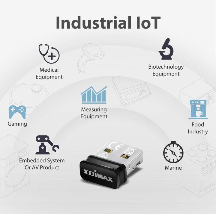 Produktbild edimax WL-USB EW-7811ULC Wi-Fi 5 Nano USB Adapter (USB)