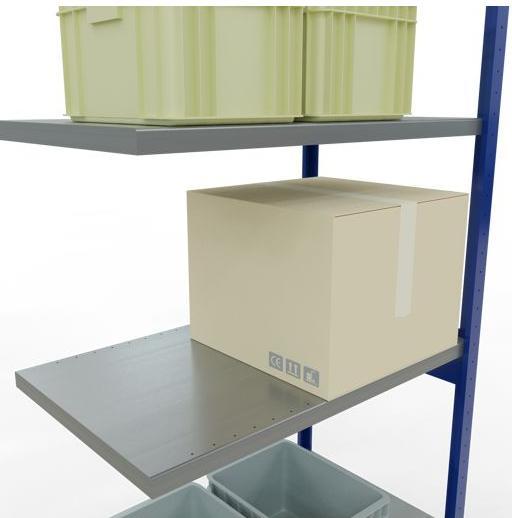 Stecksystem Anbauregal MULTIplus250 mit Längenriegel