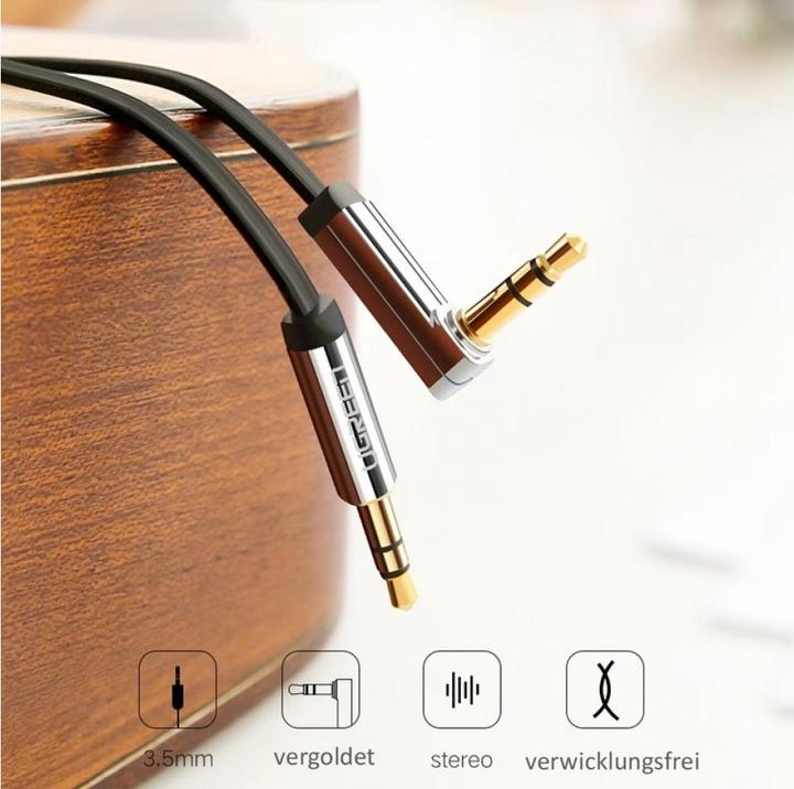 Image du produit Ugreen 3.5mm Klinke – 3.5mm Klinke (1 m, Jack 3,5 mm (AUX))