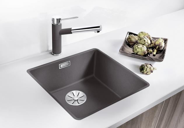 Actual product image Blanco Subline 400-F (Fitted sink, 42.70 cm, 42.70 cm)