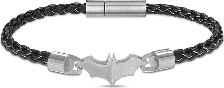 Police Batarang Armband (21.50 cm, Edelstahl, Leder)
