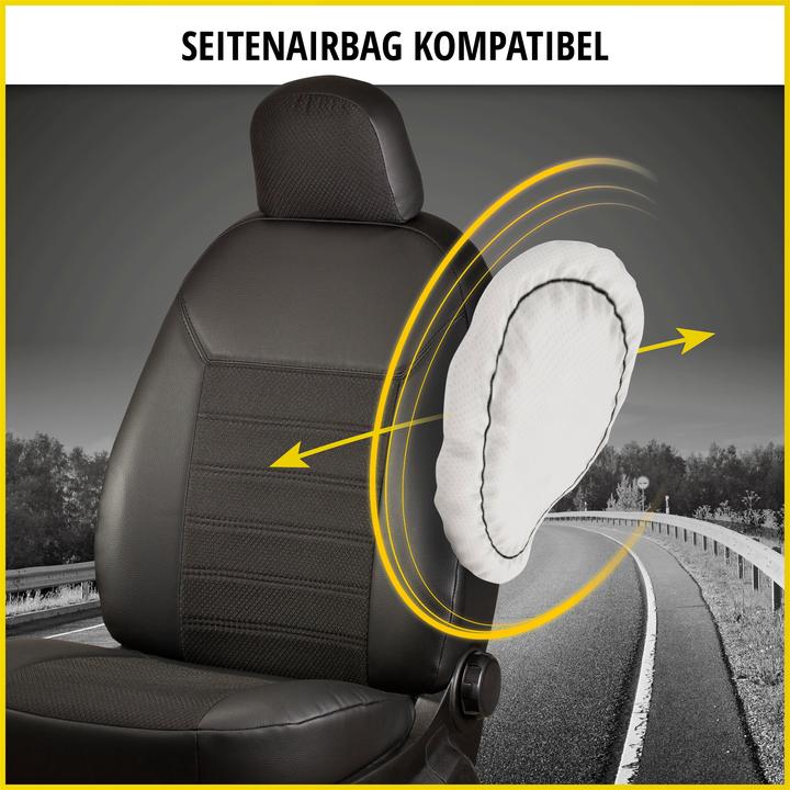 Immagine prodotto Walser Coprisedili auto premium per Opel Vivaro C 03/2019-oggi, 2 coprisedili singoli anteriori