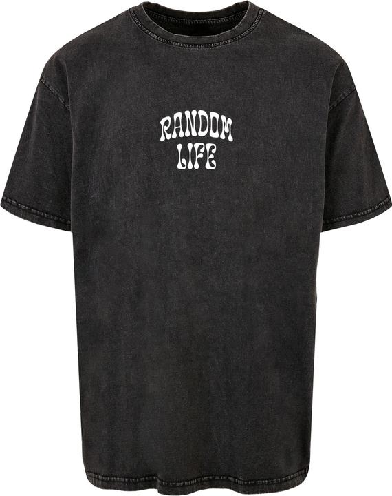 Merchcode Random Life Acid Washed Heavy Oversized Tee - 112665 (L)