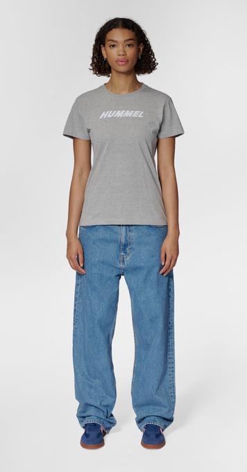 Actual product image hummel Hmlelemental Logo Cotton Tee Woman (L)
