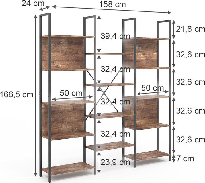 Produktbild Vicco Fyrk (158 x 24 x 166.5 cm)