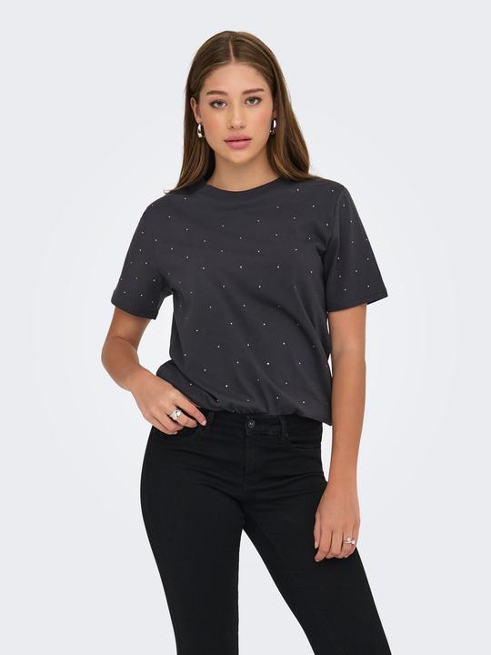 Produktbild Only Onlmonja S/S Studs Tee Jrs (XS)
