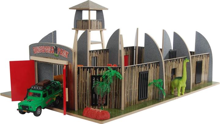 Produktbild Dinoworld Holz-Dinosaurierpark mit Aussichtsturm-Spielset