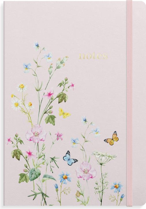 Immagine prodotto Burde Notizbuch Deluxe B5 Pink Meadow (B5, Righe)