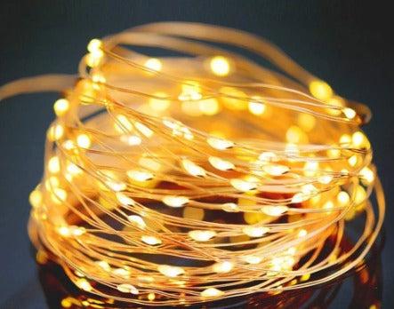 Produktbild Hermex 22m LED Solar-Lichterkette Gartenbeleuchtung Leuchtgirlande Warmweiss (22 m)