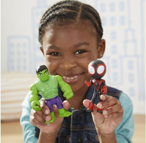 Produktbild Hasbro Maskierte Helden 2er-Pack, mit Klapp-Maske, Miles Morales und