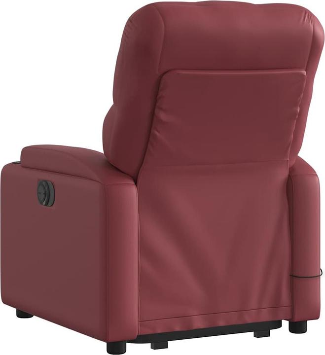 Actual product image VidaXL Massage chair with stand-up aid electric imitation leather