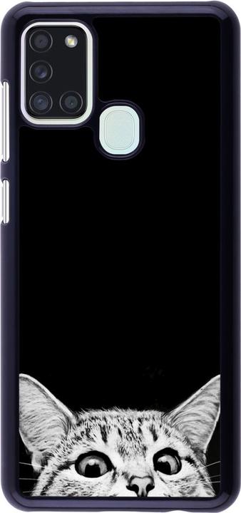 Actual product image PhoneLook Cover Cat Looking Up Black (Samsung Galaxy A21s)