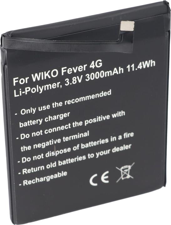 Actual product image Wiko Akku Fever, FEVER 4G Akku TLP15J15