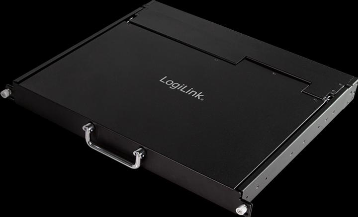 Actual product image LogiLink 17" LCD KVM console with KVM switch, 8 port, black