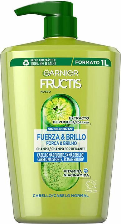 Image du produit Garnier Shampooing Fructis Strength & Shine 1000ml (1000 ml, Shampoing liquide)