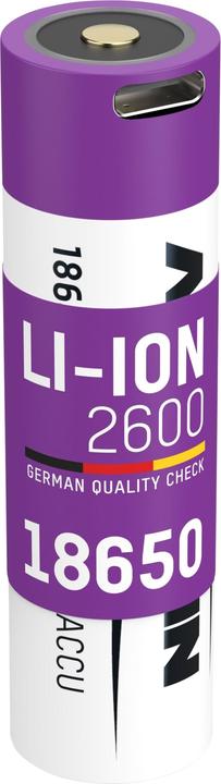 Actual product image Ansmann Li-Ion 18650 (1 pcs., 18650, 2600 mAh)
