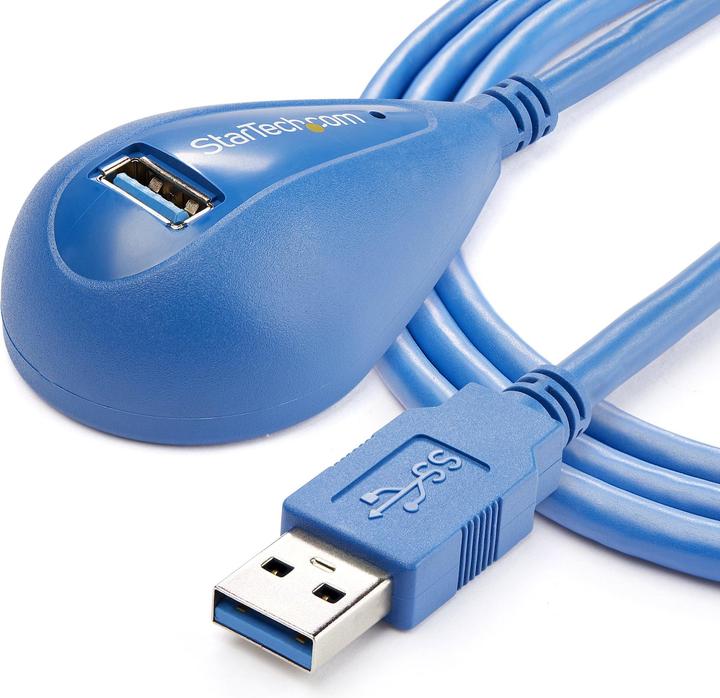 StarTech Cavo di prolunga SuperSpeed USB 3.0 da 1,5 m / cavo docking - blu - maschio / femmina (1.50 m, USB 3.0)