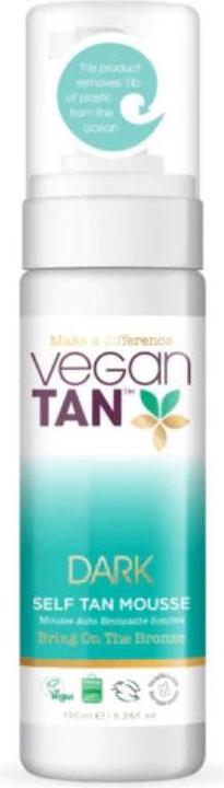 Produktbild Vegan Tan VeganTan Self Tan Mousse Dark (Selbstbräunungstuch, 150 ml)