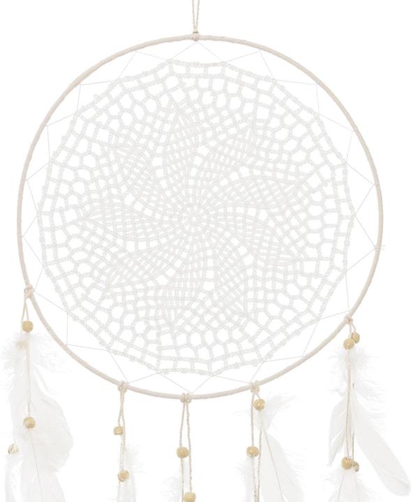 Produktbild Partydeco Girlande Traumfänger mit Federn 30 x 94 cm, Weiss