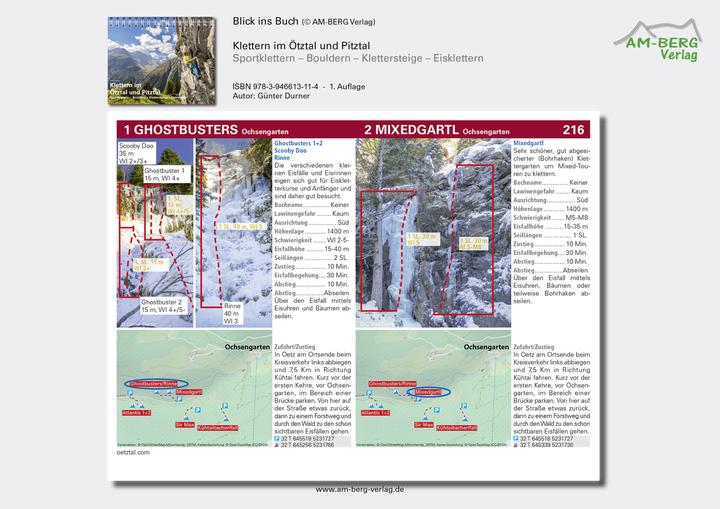 Actual product image Klettern im Ötztal und Pitztal (German, Günter Durner, 2021)