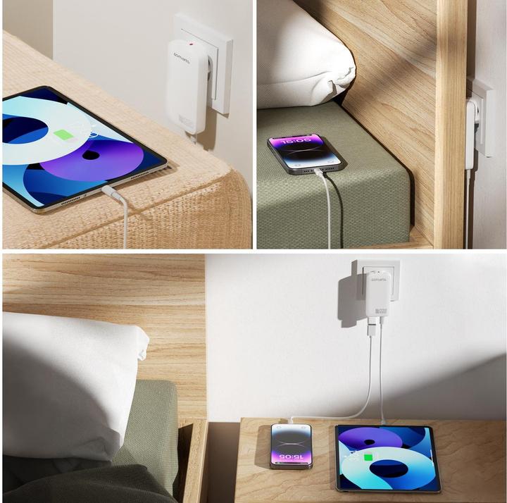 Immagine prodotto 4smarts FlatPlug Slim Dual (65 W)