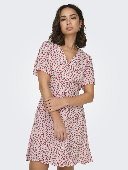 Produktbild Only Normal geschnitten V-Ausschnitt Kurzes Kleid Kleid (L)