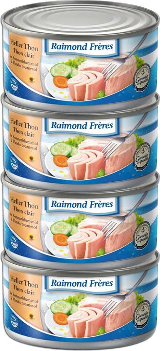 Image du produit Raimond Frères Thon clair (Tongol) Huile de tournesol -4 (990 g)