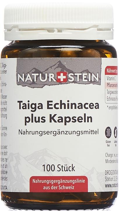 Actual product image Naturstein Taiga Echinacea plus (100 Piece, Capsules, 155 g)