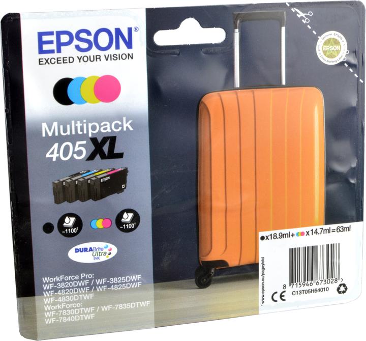 Actual product image Epson 405XL (M, C, Y, FC)