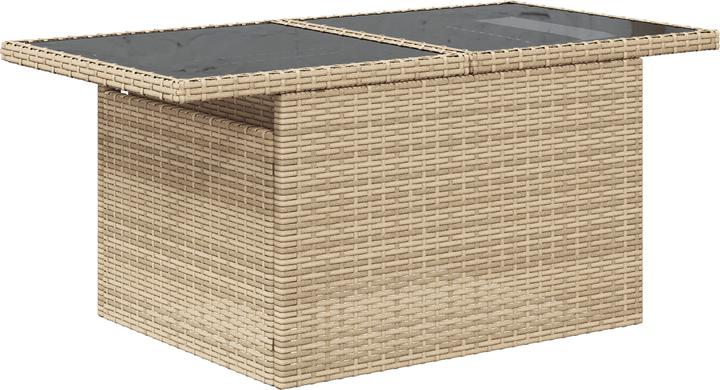 Produktbild VidaXL 8-teiliges Garten Sofa Set mit Kissen Beige Poly Rattan