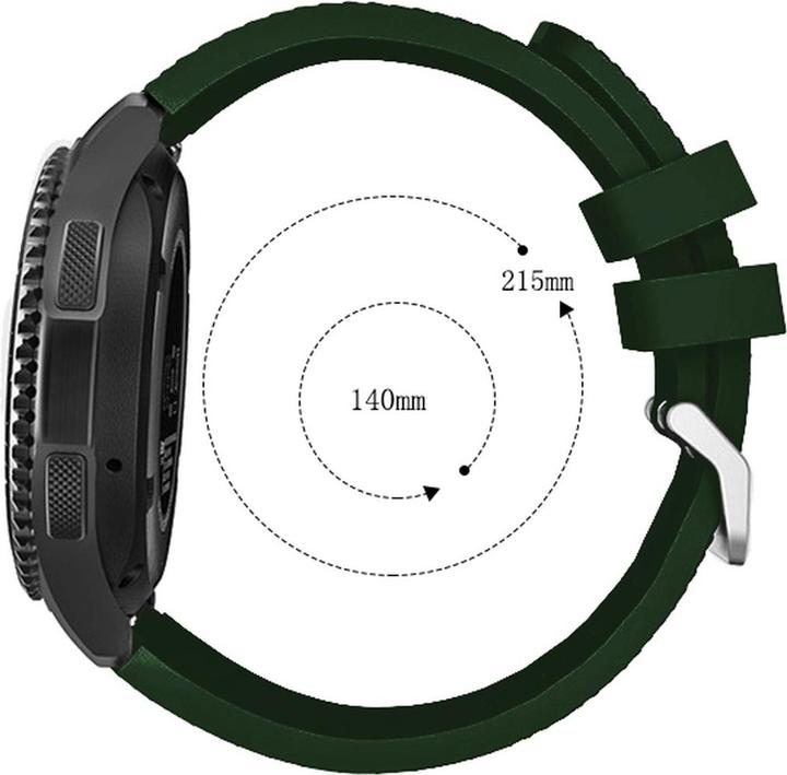 Actual product image Cadorabo Wristband for Samsung Galaxy Gear (22 mm, TPU)