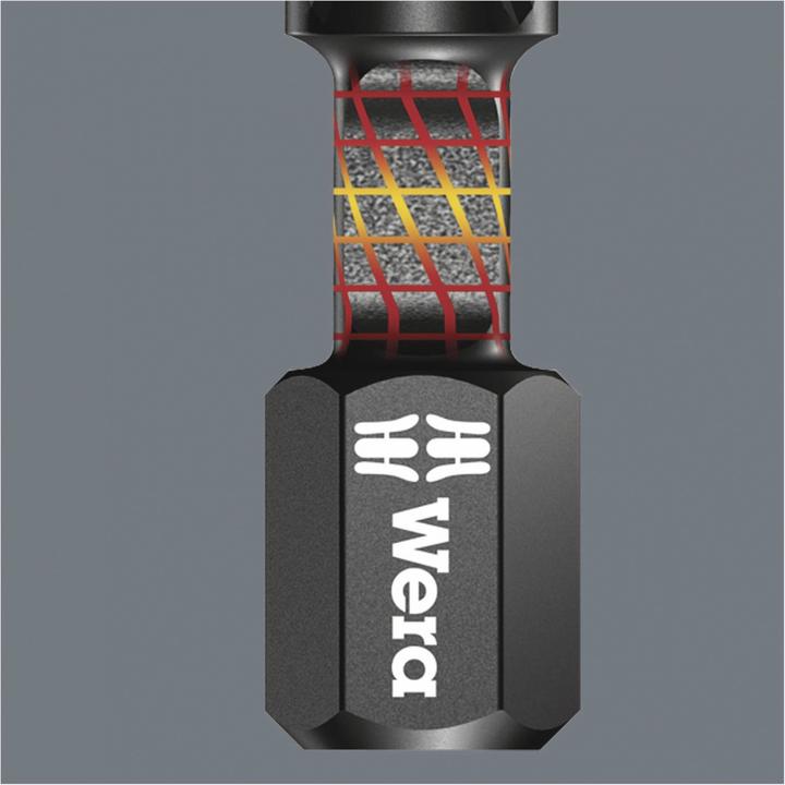 Actual product image Wera Bit-Check 10 Impaktor 1 (PH, Hexagon, TORX® BO, PZ, 1/4 in external hexagon)