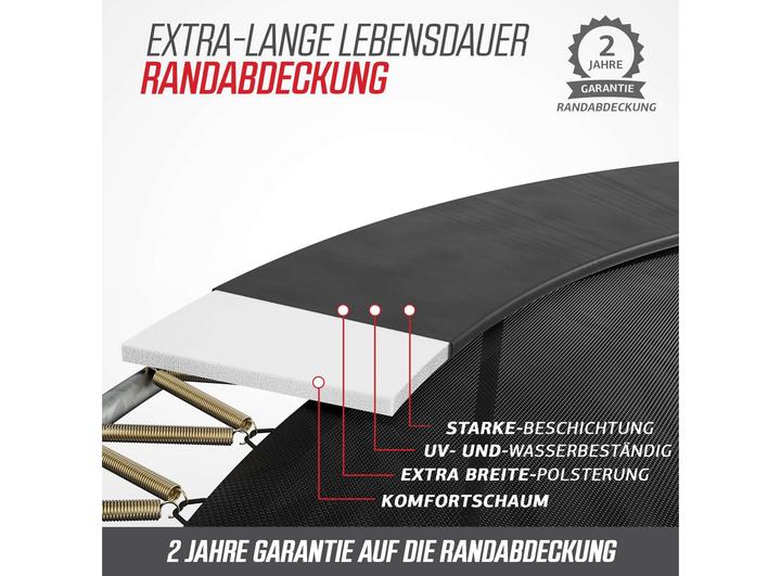 Produktbild BERG 37.81.03.01 Freizeit- & Garten-Trampolin Outdoor Rund Schraubenfeder Trampolin über der Erde (330 cm)