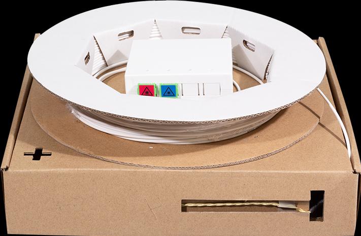Produktbild LogiLink FTTH Spleiábox, 2x SC/APC, 50 m Verlegekabel, weiá (Spleissbox)