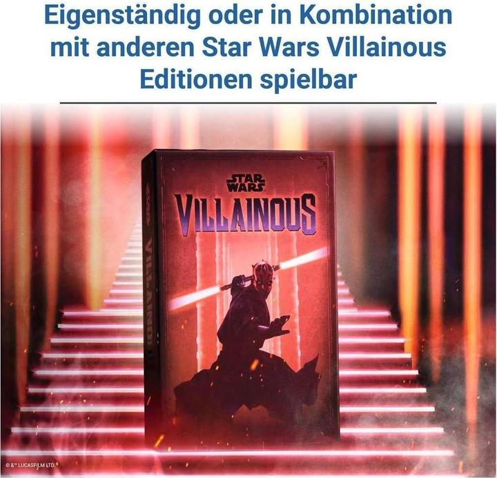 Image du produit Ravensburger 22847 - Star Wars Villainous, édition française de la 2e extension, pour 2 ou plus (Allemand)